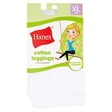 Hanes Cotton Leggings, Size XL