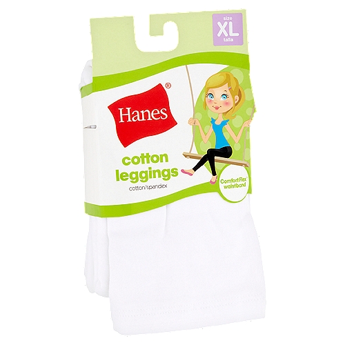 Hanes Cotton Leggings, Size XL
Comfort Flex™ waistband

Leggings are the perfect accessory to complete any outfit. Made with Hanes signature fit and value.