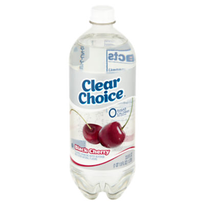 Clear Choice Black Cherry Flavored Sparkling Water Beverage, 33.8 fl oz