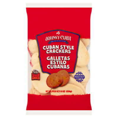 Johnny Cuba Cuban Style Crackers, 8 oz