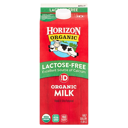 Horizon Organic Lactose-Free Vitamin D Organic Milk, half gallon