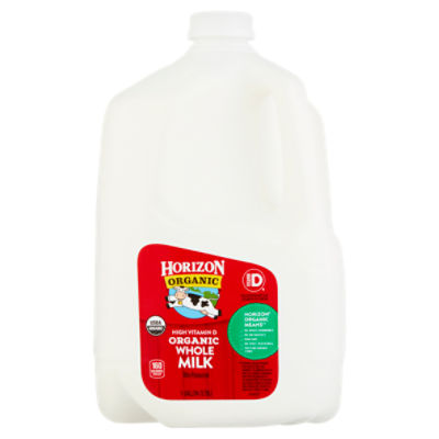 Horizon Organic High Vitamin D Whole Milk, 1 gallon