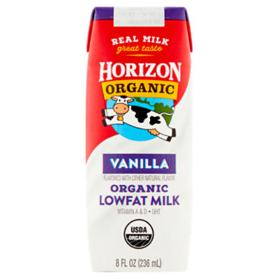 Horizon Organic Vanilla Lowfat Milk, 8 fl oz