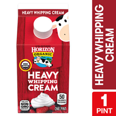 Horizon Organic Heavy Whipping Cream, 16 fl oz Pint Carton​