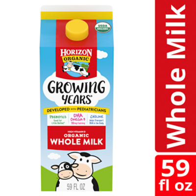 Horizon Organic Growing Years Organic Whole Milk, 59 fl oz