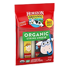 Horizon Organic Mozzarella String Cheese Sticks, 6 Ounce