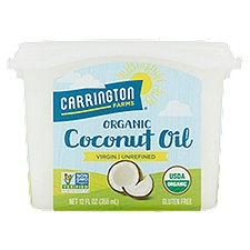 Carrington Farms Virgin Unrefined Organic, Coconut Oil, 12 Fluid ounce