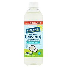 Carrington Farms Unflavored Organic Coconut Cooking Oil, 16 fl oz