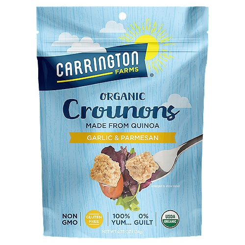Carrington Farms Organic Garlic & Parmesan Crounons, 4.75 oz