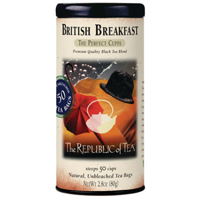 Republic of Tea British Breakfast , 50 each