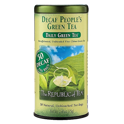Republic of Tea DECAF People’s Green , 50 each