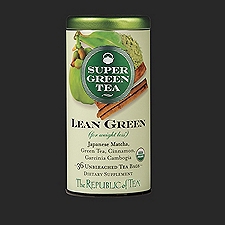 Republic of Tea Organic Lean Green SuperGreen Tea , 36 each