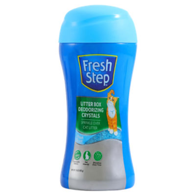 Fresh Step Fresh Scent Litter Box Deodorizing Crystals, 15 oz, 15 Ounce