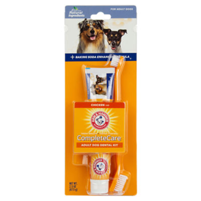 Arm & Hammer CompleteCare Chicken Flavor Adult Dog Dental Kit, 2.5 oz, 1 ct