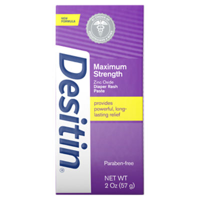 Desitin Maximum Strength Zinc Oxide Diaper Rash Paste, 2 oz ShopRite