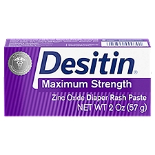 Desitin Maximum Strength Zinc Oxide Diaper Rash Paste, 2 oz