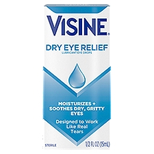 Visine Sterile Dry Eye Relief Lubricant, Eye Drops, 0.5 Fluid ounce