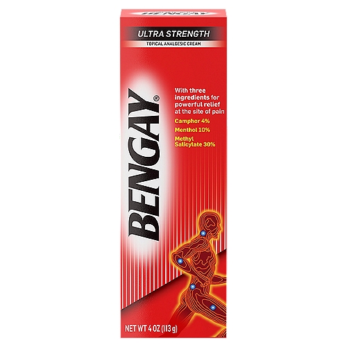 Bengay Ultra Strength Topical Analgesic Cream, 4 oz