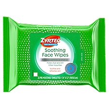 ZYRTEC Soothing, Face Wipes, 1 Each