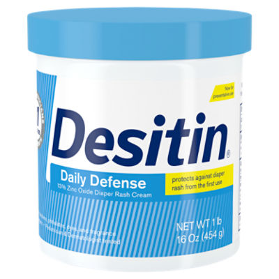 Desitin Daily Defense Baby Diaper Rash Cream with Zinc Oxide, 16 oz