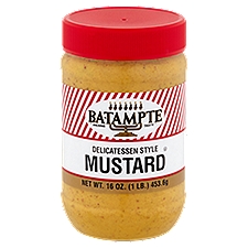 Ba-Tampte Mustard - Delicatessen Style, 16 Ounce