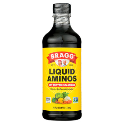 Bragg Liquid Aminos Soy Protein Seasoning, 16 fl oz, 16 Fluid ounce