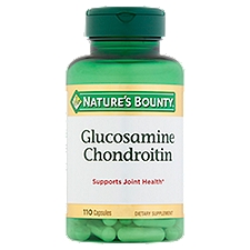 Nature's Bounty Glucosamine Chondroitin, Dietary Supplement, 110 Each