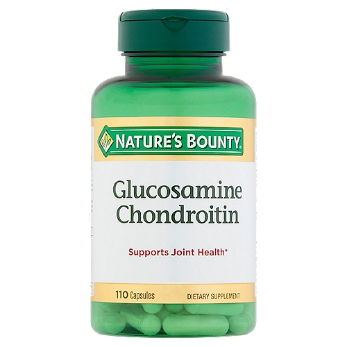 Nature's Bounty Glucosamine Chondroitin Dietary Supplement, 110 count