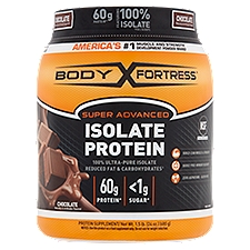 Body Fortress Isolate Protein Super Advanced Chocolate, 1.5 Each
