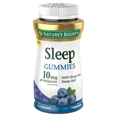 Nature's Bounty Sleep Blueberry Flavored Gummies Dietary Supplement, 140 count, 140 Each