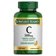 Nature's Bounty C Tablets, 500mg, 250 count