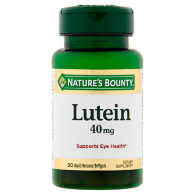 Nature's Bounty Lutein Rapid Release Softgels, 40 mg, 30 count