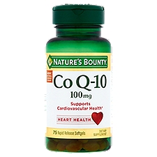 Nature's Bounty Co Q-10 Rapid Release Softgels, 100 mg, 75 count