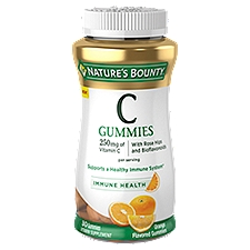 Nature's Bounty Vitamin C Immune Support Gummies, 250 Mg, 80 Ct
