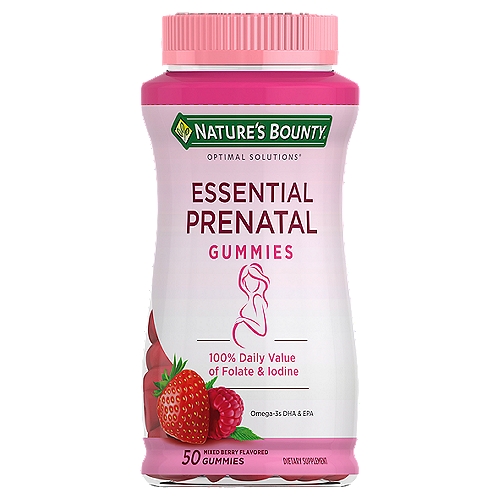 Dietary Supplement

Supports baby's health growth and development*
*This statement has not been evaluated by the Food and Drug Administration. This product is not intended to diagnose, treat, cure or prevent any disease.

No artificial flavor or artificial sweetener, no milk, no lactose, no gluten, no wheat, no yeast, no shellfish.