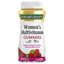 Nature's Bounty Raspberry Flavored Women's Multivitamin Gummies, 50 mg, 90 count