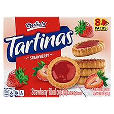 Marinela Tartinas Strawberry Filled Cookies, 1.76 oz, 8 count