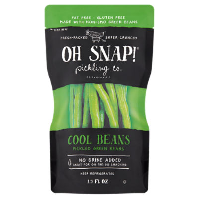Oh Snap! Pickling Co. Cool Beans Pickled Green Beans, 1.5 fl oz