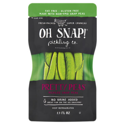 Oh Snap! Pickling Co. Pretty Peas Pickled Snap Peas, 1.5 fl oz