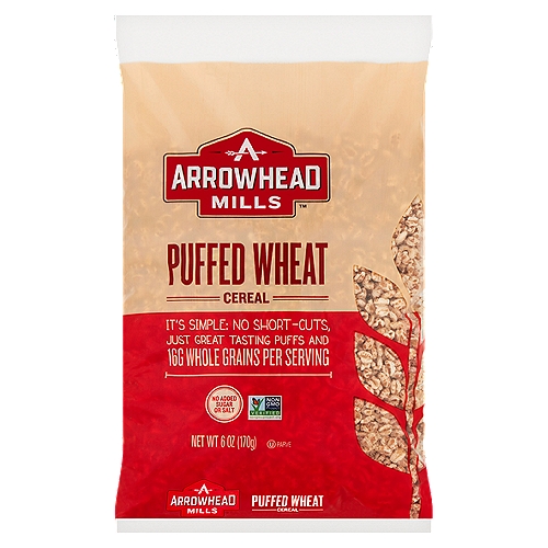 Arrowhead Mills Puffed Wheat Cereal, 6 oz