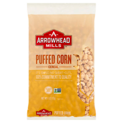 Arrowhead Mills Puffed Corn Cereal, 6 oz