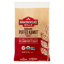 Arrowhead Mills Organic Puffed Kamut Cereal, 6 oz, 6 Ounce
