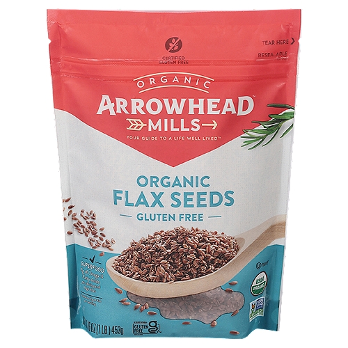 Arrowhead Mills Organic Flax Seeds, 16 oz