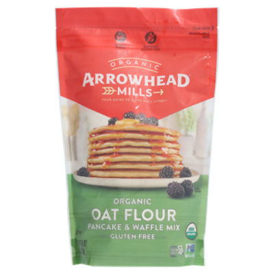 Arrowhead Mills Oat Flour Organic Pancake & Waffle Mix 16 oz