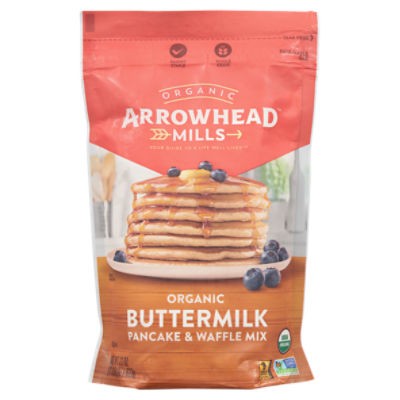 Arrowhead Mills Organic Buttermilk Pancake & Waffle Mix 22 oz