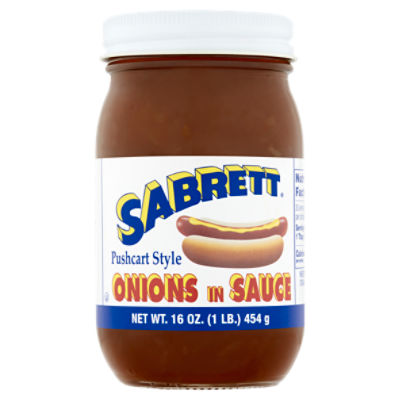 Sabrett Pushcart Style Onions in Sauce, 16 oz, 16 Ounce
