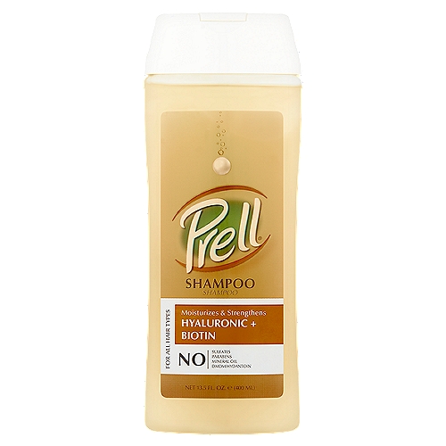 Prell Hyaluronic + Biotin Shampoo, 13.5 fl oz