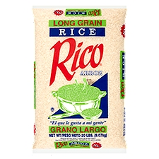 Rico Long Grain Rice, 20 lbs