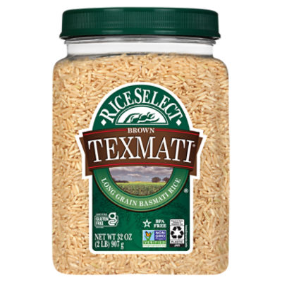 RiceSelect Texmati Brown Rice, Gluten-Free, 32 oz
