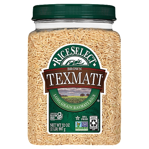 RiceSelect® Texmati® Brown Rice 32 oz. Jar